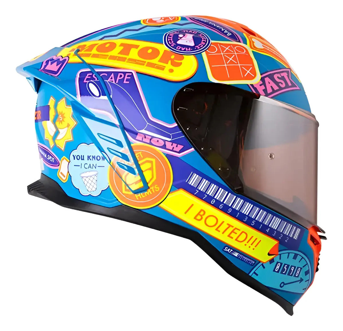 Casco Shaft 598 Gtr Certificación Ece 2206.