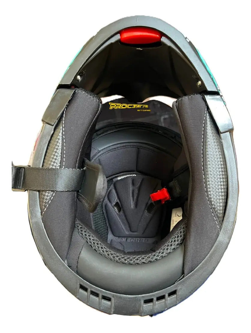 Casco Abatible Certificado Mujer Hombre Xecuro Doble Visor