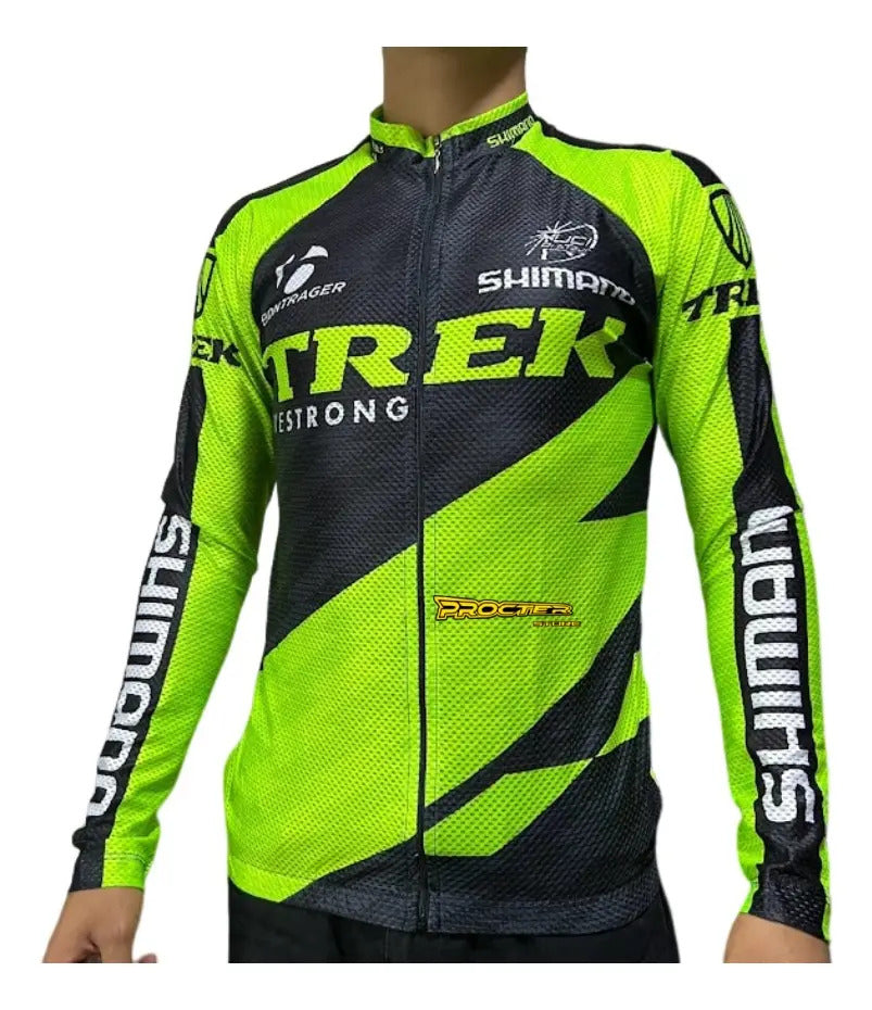 Camisa Camiseta Jersey Ciclismo Manga Larga Ruta Bici Licra