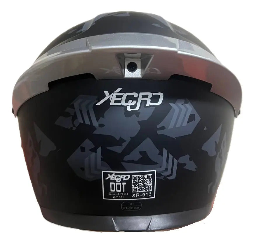 Casco Abatible Certificado Mujer Hombre Xecuro Doble Visor