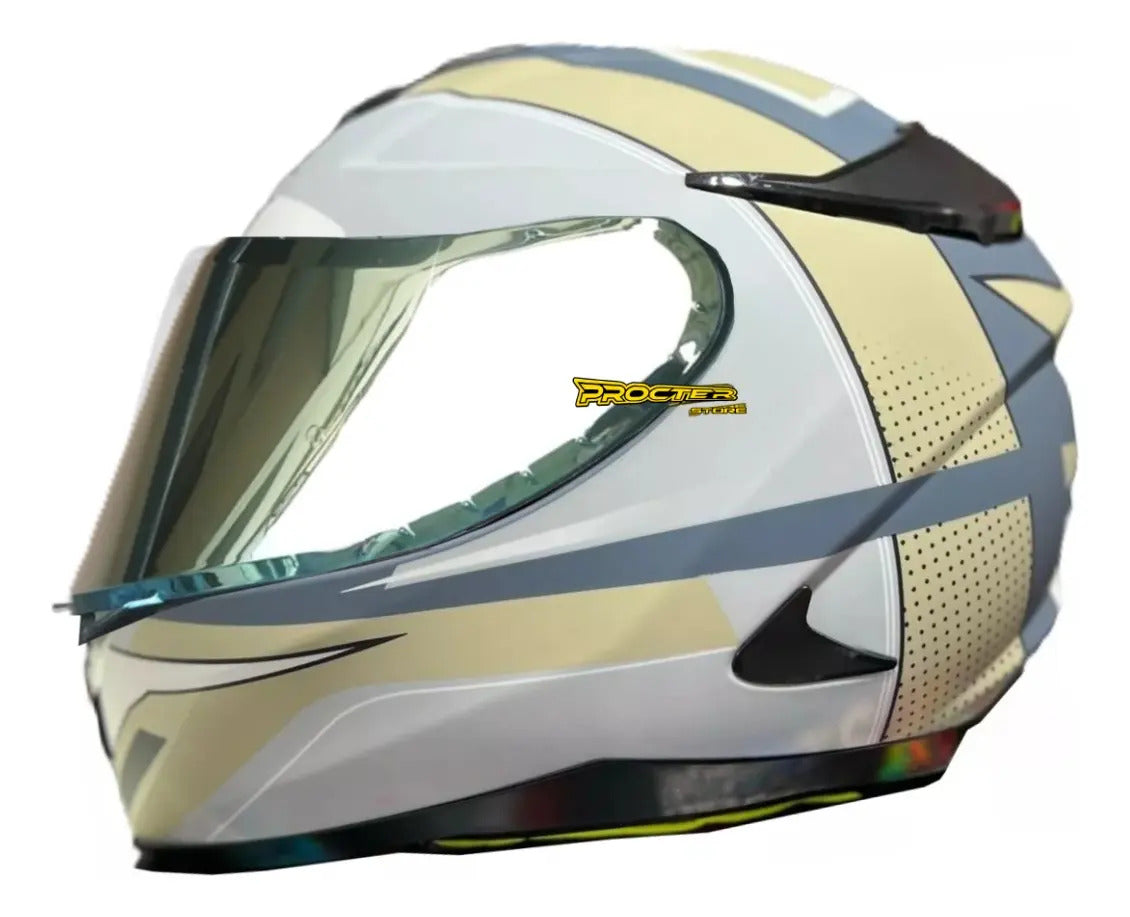 Casco Xtrong 822 Dv Doble Visor Procter Edición Especial