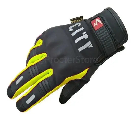Guantes City Táctiles Termicos Con Reflectivo Moto Bici