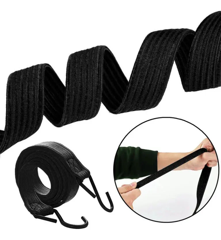Cuerda Elastica Para Moto Amarre Lazo Elastico Con Gancho