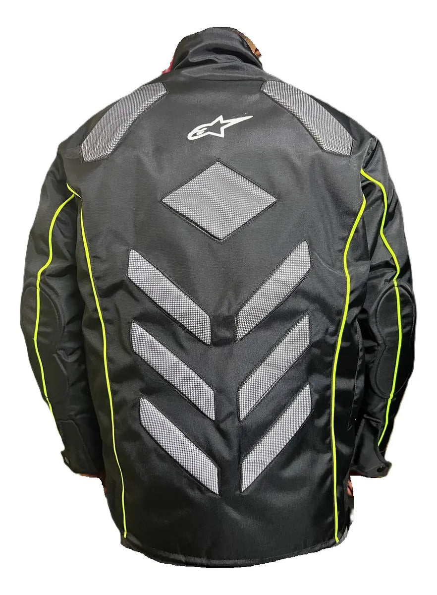 Chaqueta Para Motociclistas Dotacion Protecciones Reflectiva