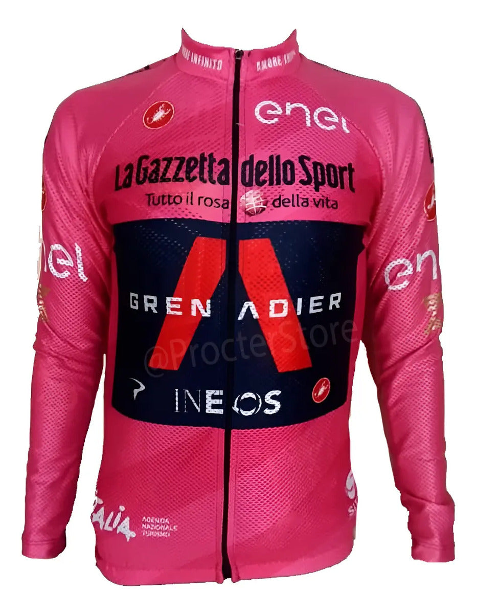 Camisa Camiseta Jersey Ciclismo Manga Larga Ruta Bici Licra