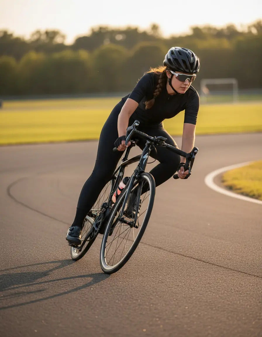 Lycra Para Mujer Larga Con Badana Pantalon Ciclismo Dama