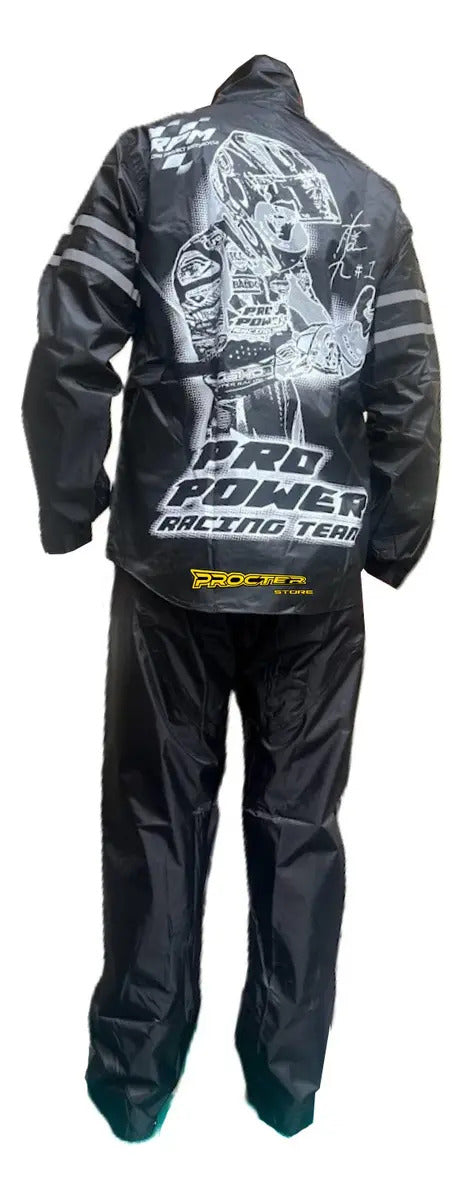 Conjunto Impermeable Tipo Sudadera Estuche Tula Liviano