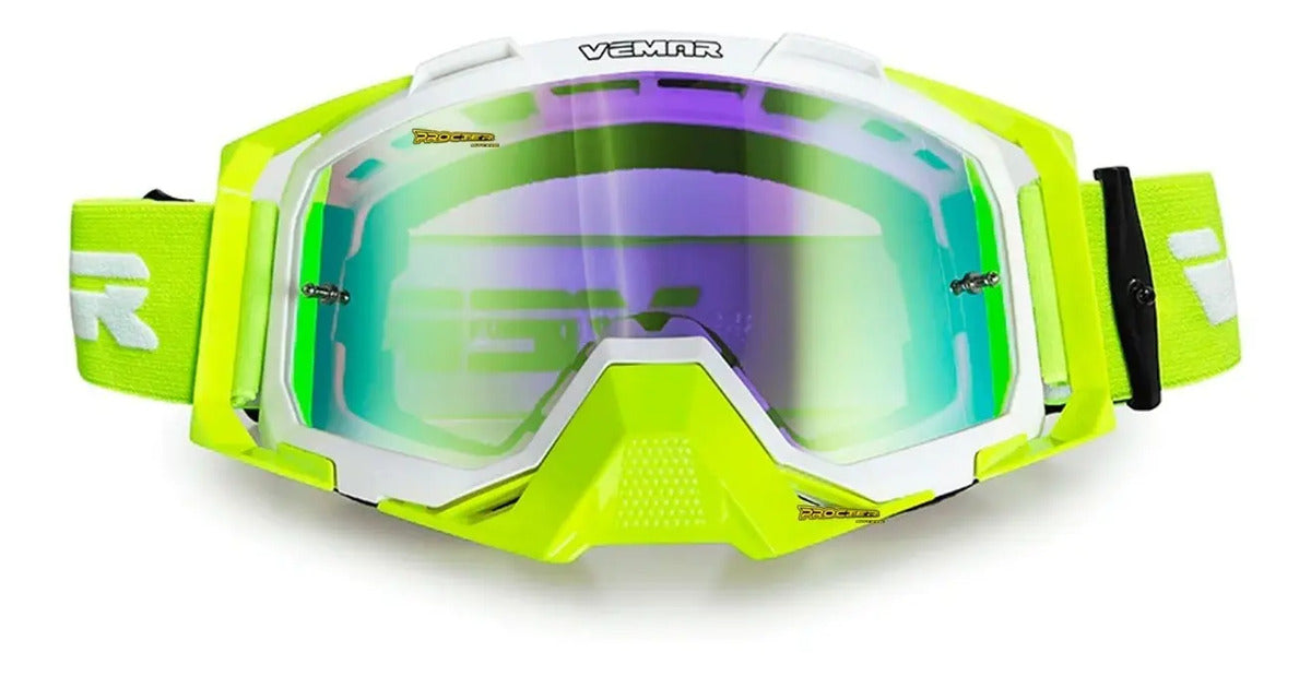 Gafas Vemar Moto Cross Original Funda Y Repuesto