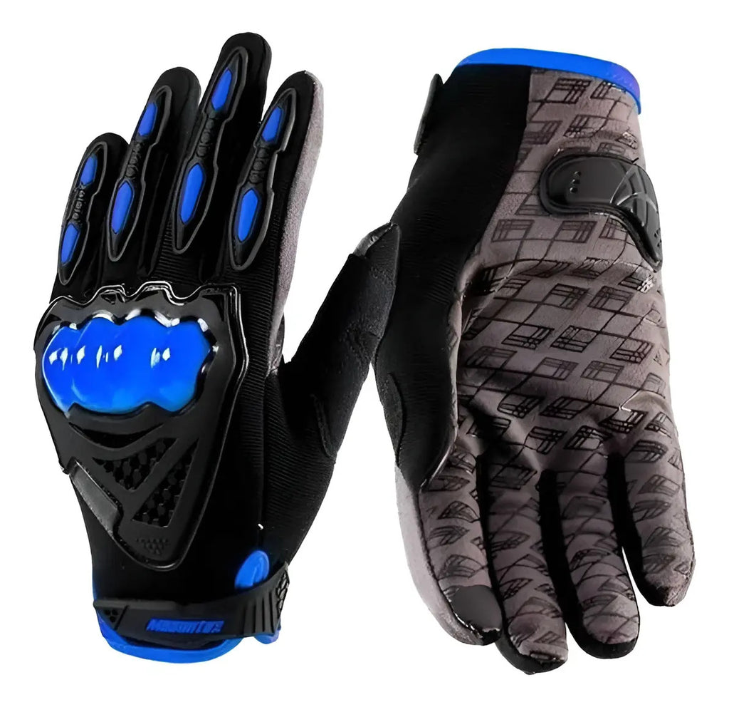 Guantes Moto Proteccion Nudillos Y Palma Forro Suave