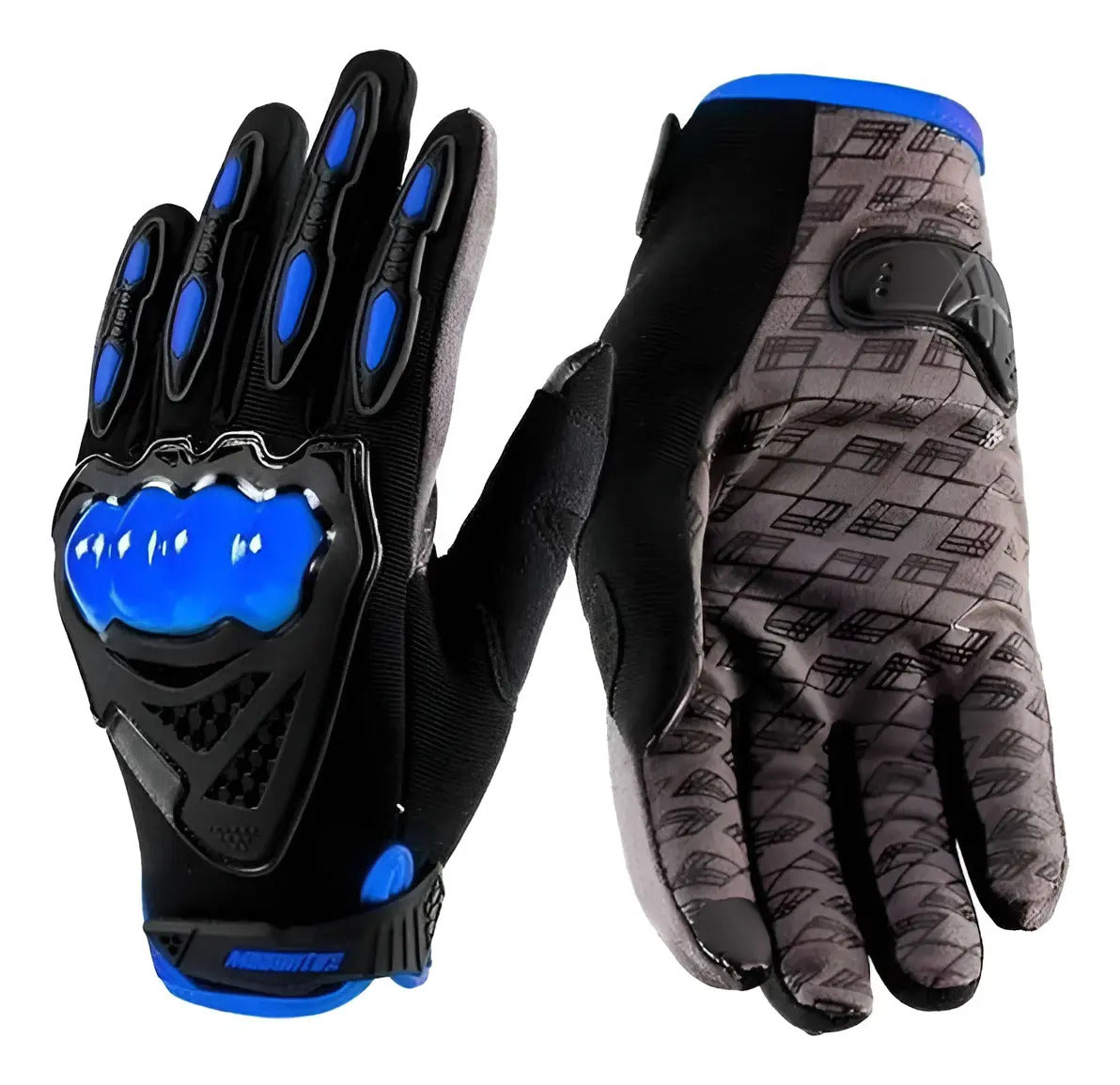 Guantes Moto Proteccion Nudillos Y Palma Forro Suave