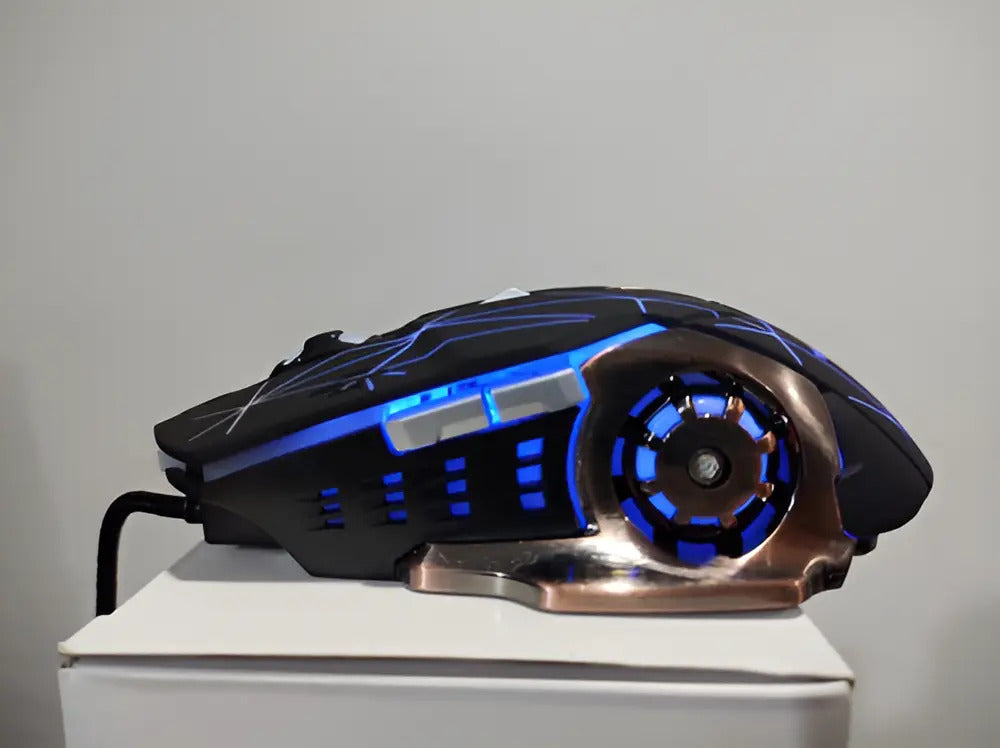 Mouse Gamer 6 Botenes Weibo S200 Luces Led Rgb-3200 Dpi