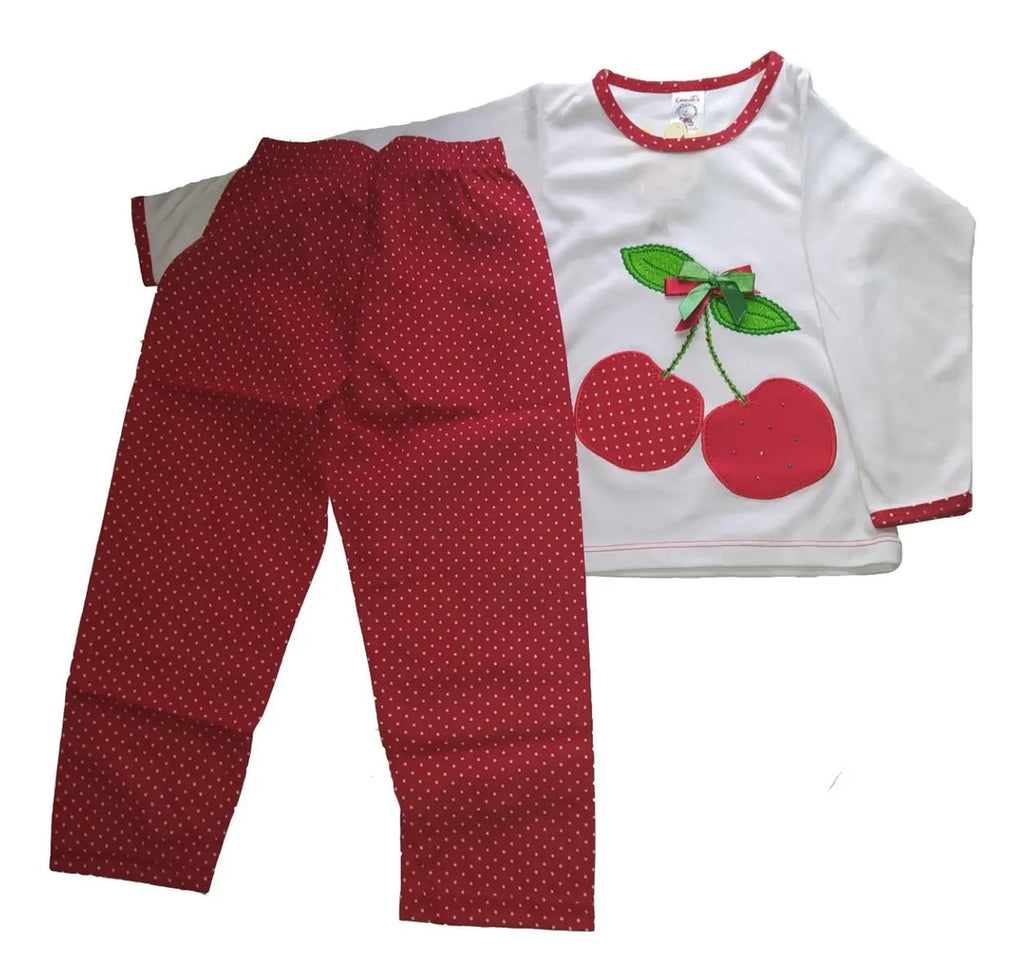 Pijamas Niña Algodón Con Dibujos En Relieve Tallas 6-12