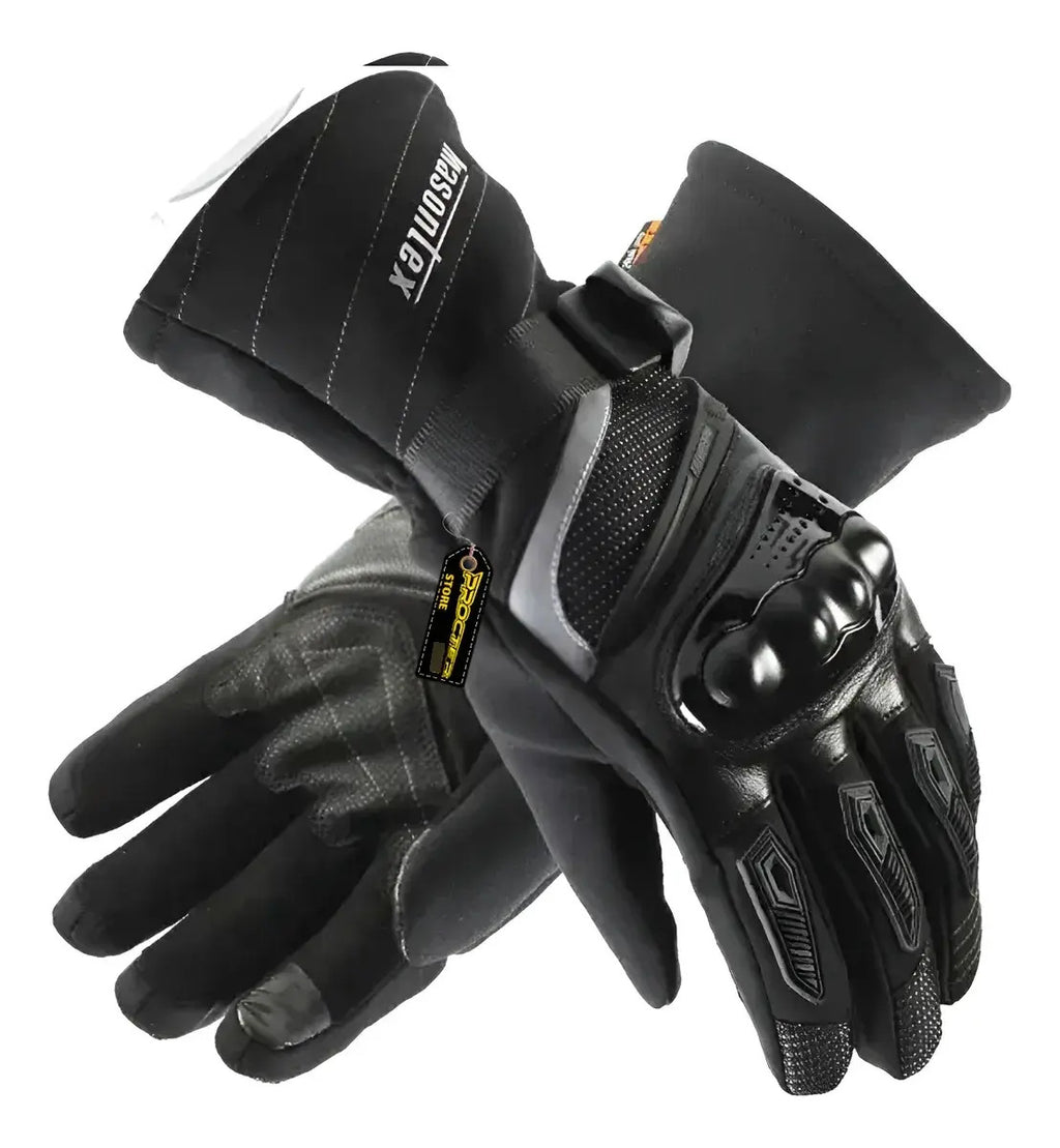 Guantes Masontex  Impermeables Y Térmicos  Moto Caña Larga