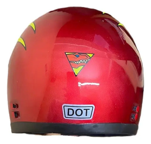 Casco Integral Para Niños Cerrado Kart Bicicleta Deportes