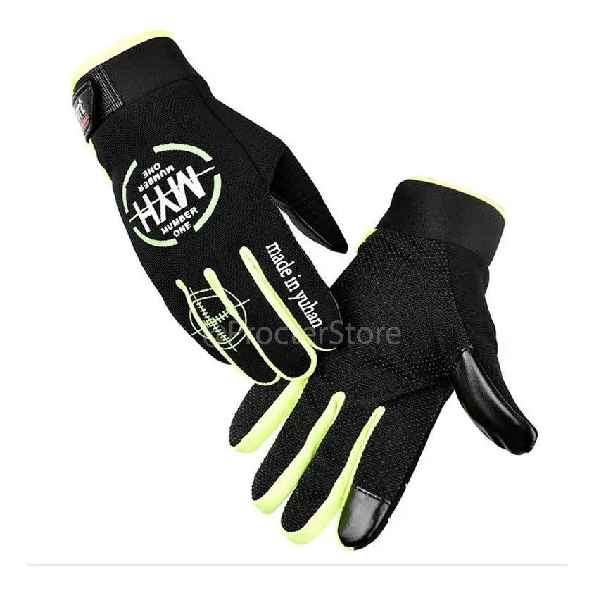 Guantes Ciclismo Táctiles Con Palma Antideslizante Moto