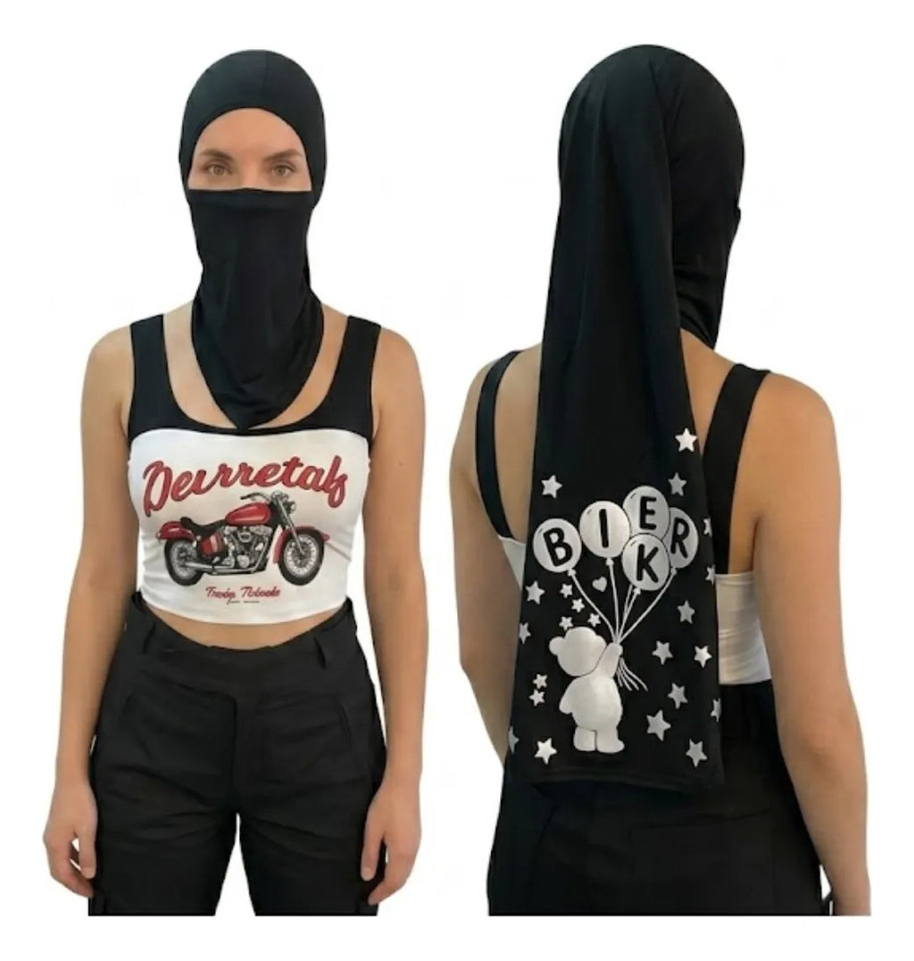 Cuello Cabello Largo Tipo Hiyab Buff Unisex