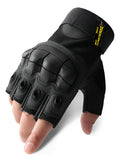 Guantes Tácticos Medio Dedo Militar Protección Moto Deportes