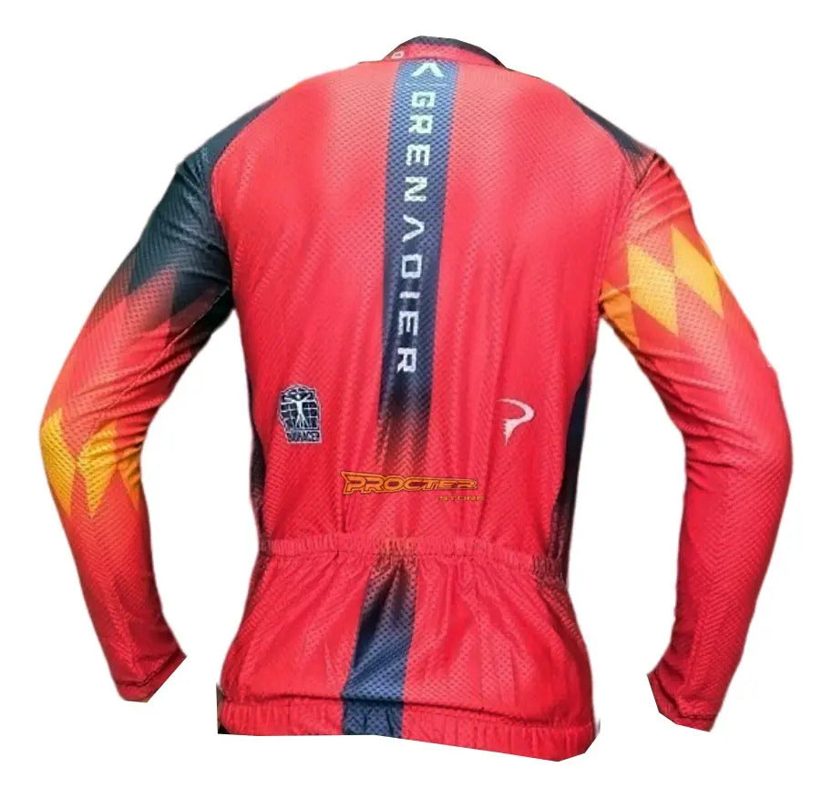 Jersey Ciclismo Maillot Manga Larga Ruta Mtb Colombia Camisa
