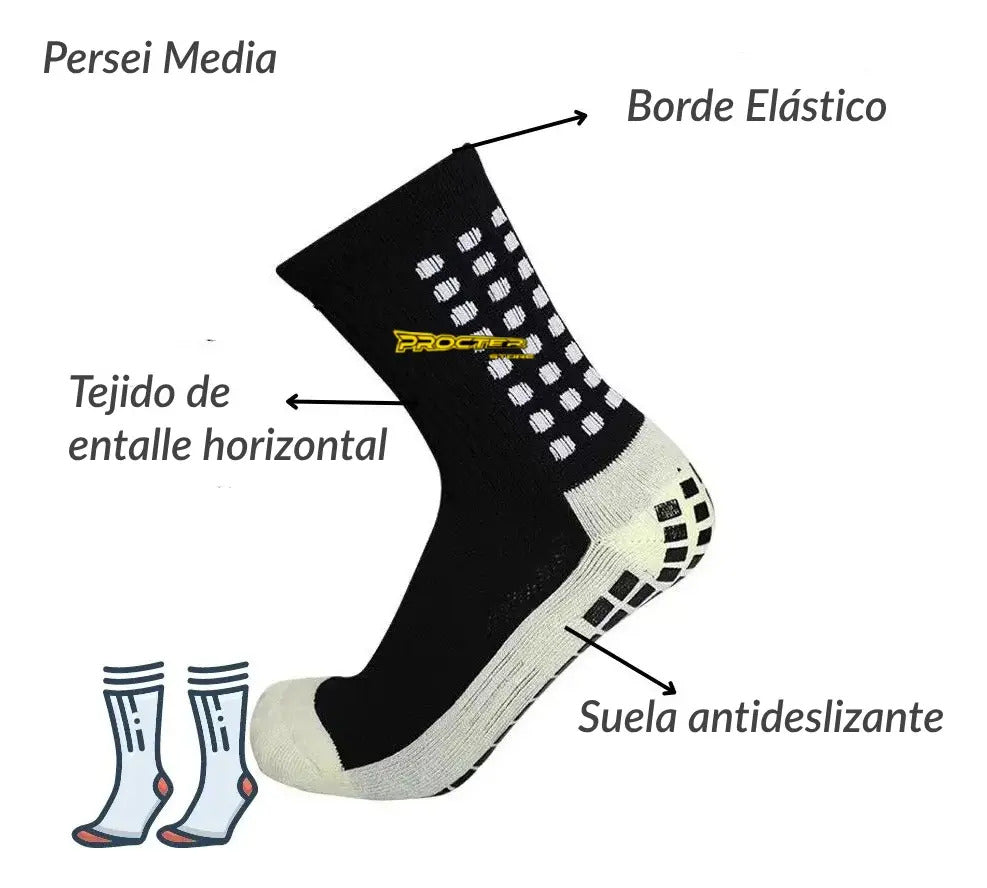 Media Antideslizante Futbol Pro Deportes