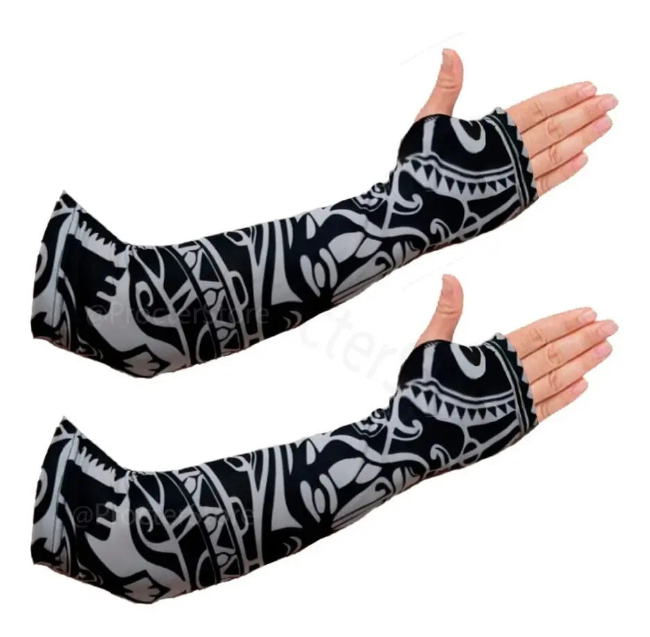 Mangas Protectoras Brazos Con Diseño Deportes Conduccion
