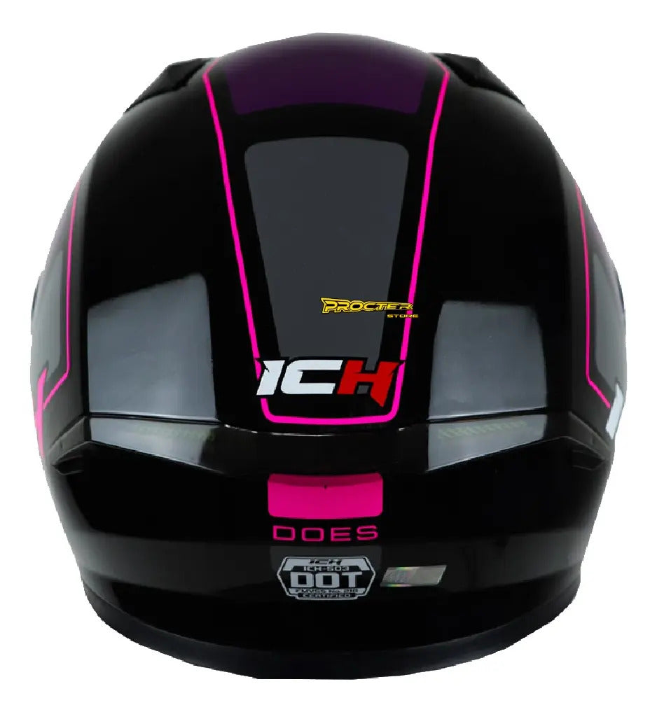Casco Ich 503 Mujer Hombre Diseño Integral Certificado