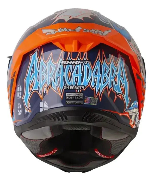 Casco Shaft 598 Gtr Certificación Ece 2206 2visores 2spoiler