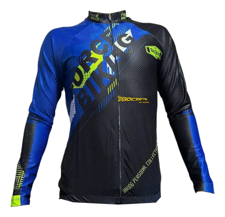 Camisa Camiseta Jersey Ciclismo Manga Larga Ruta Bici Licra