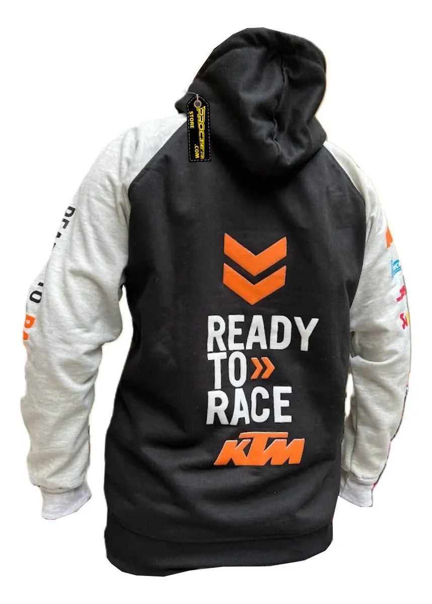 Buzo Hoodie Motero Buzo Con Capota Ktm Pulsar Honda