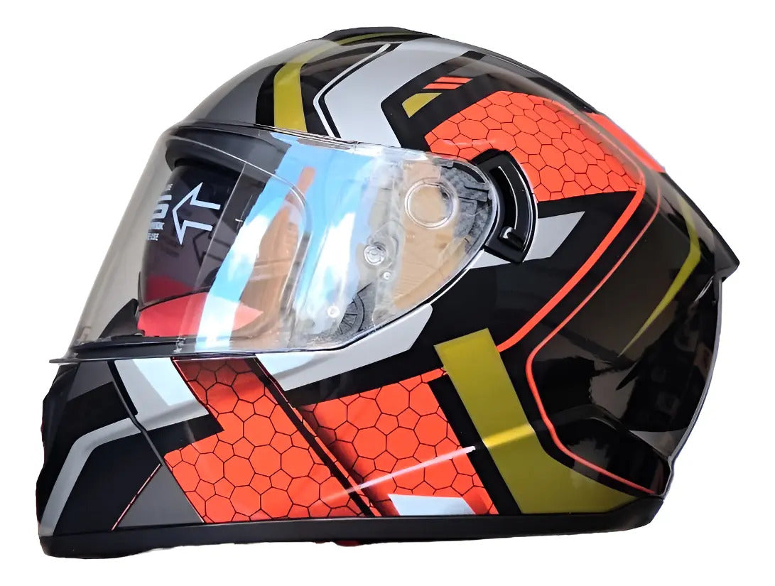Casco Integral Moto Xecuro Doble Visor Certificado Gafas