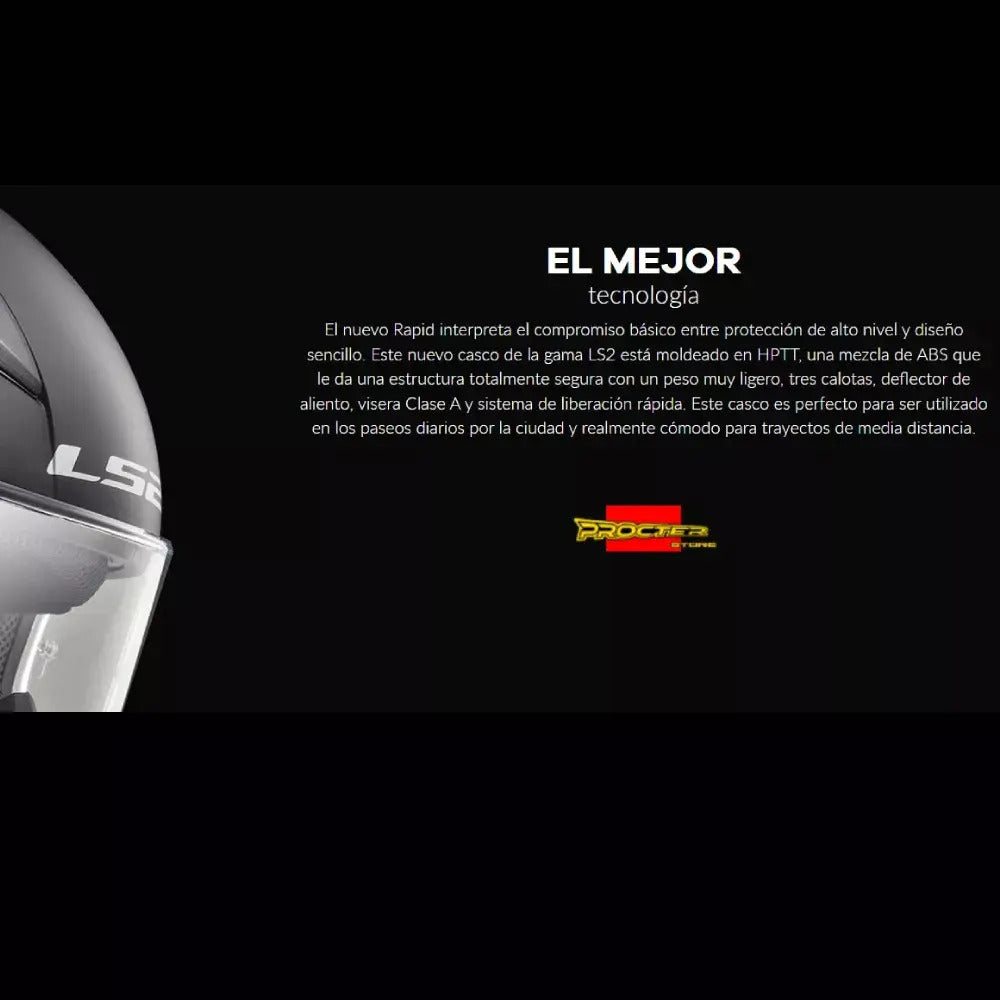 Casco Ls2 Negro Mate 353 Certificado Integral