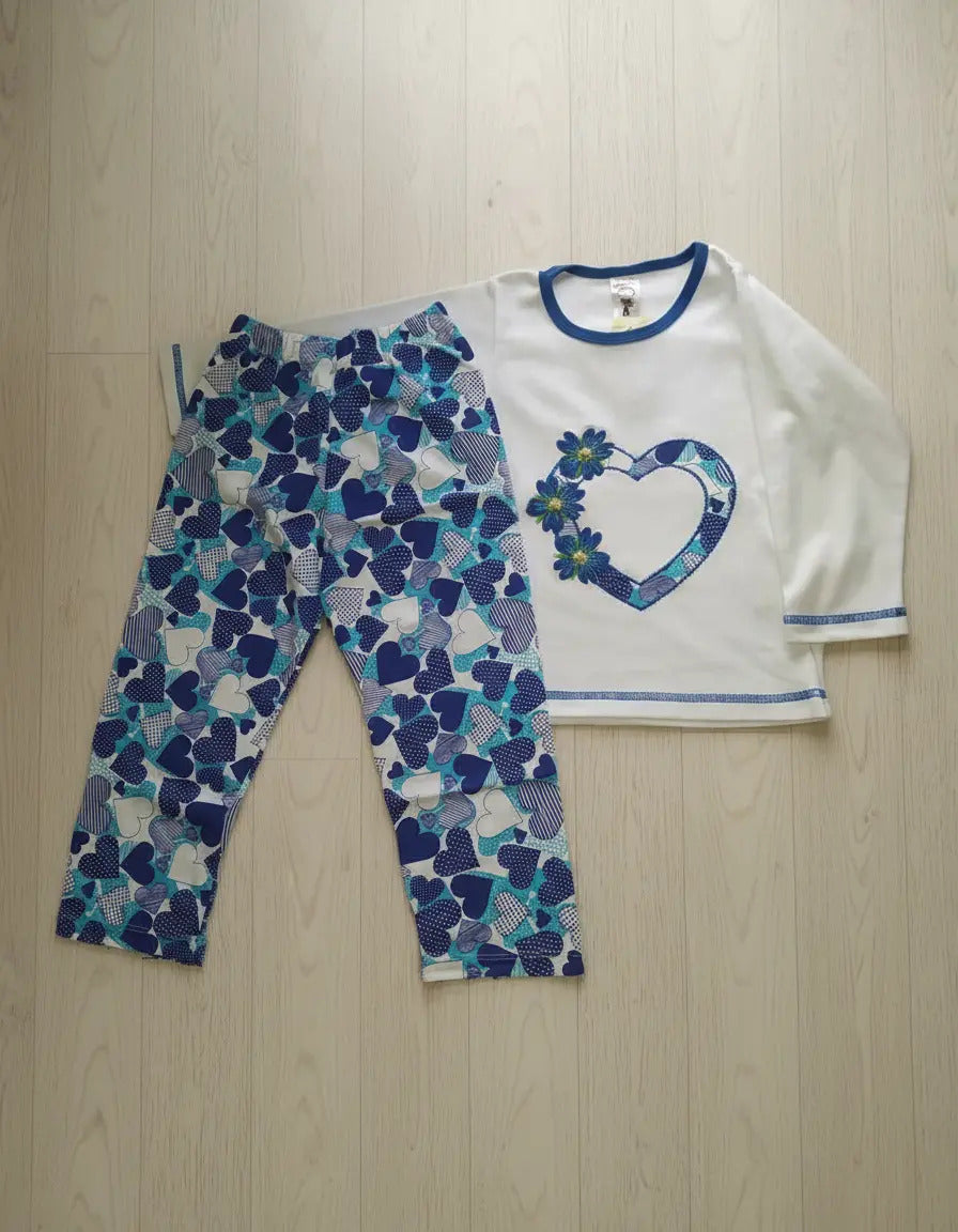 Pijamas Niña Algodón Con Dibujos En Relieve Tallas 6-12