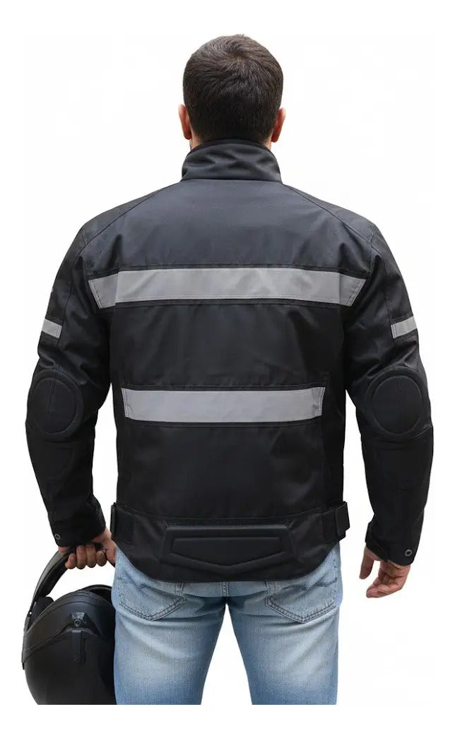 Chaqueta Para Motociclistas Dotacion Protecciones Reflectiva