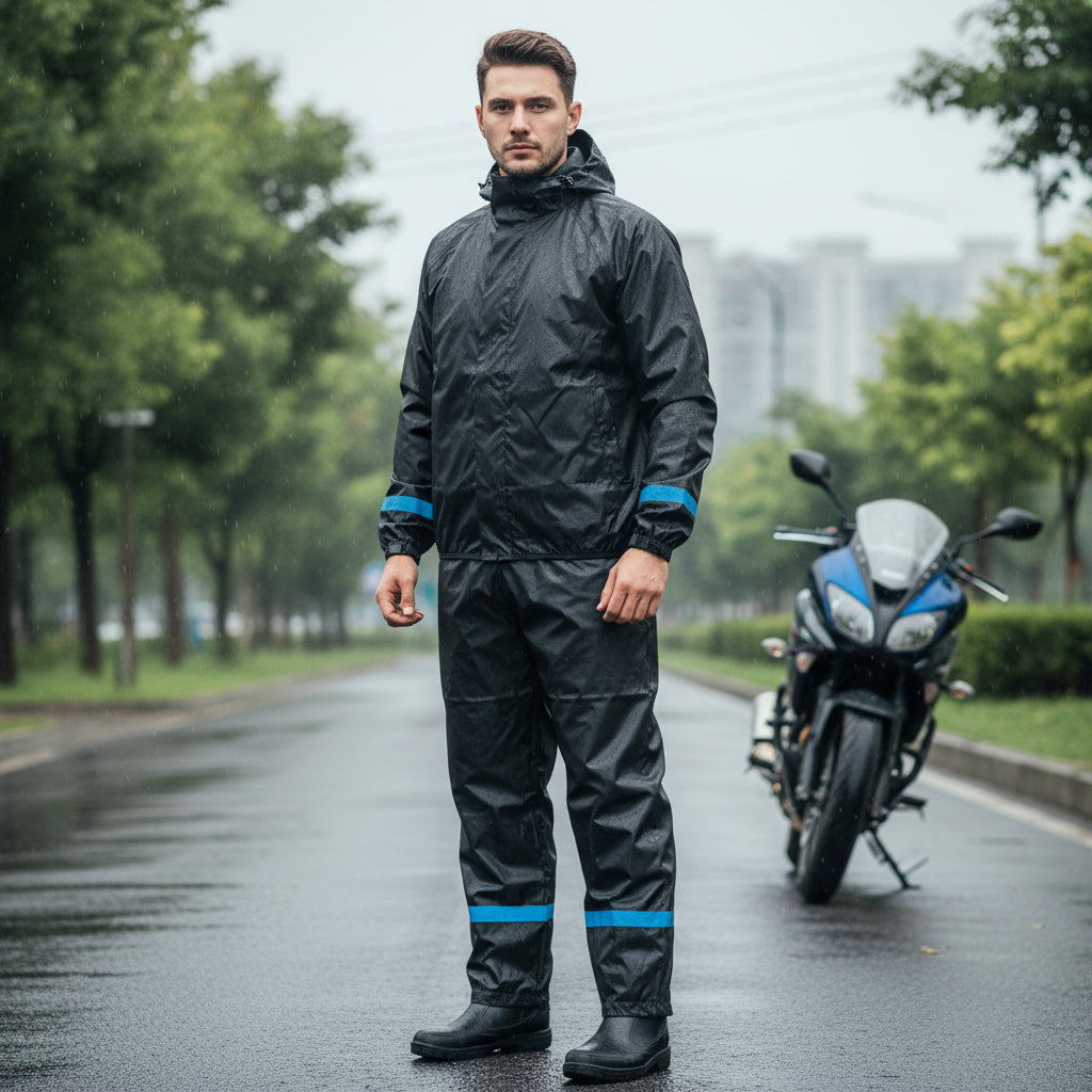 Impermeable Para Motociclistas Industrial Grueso Calibre 18
