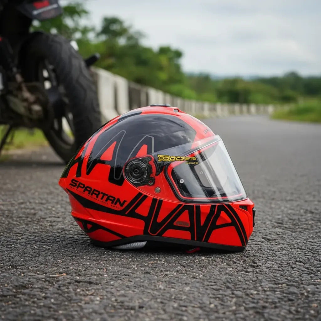 Casco Moto Integral Spartan Modelo Draken S