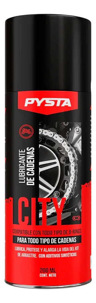 Lubricante De Cadena Para Moto Pysta 200 Ml