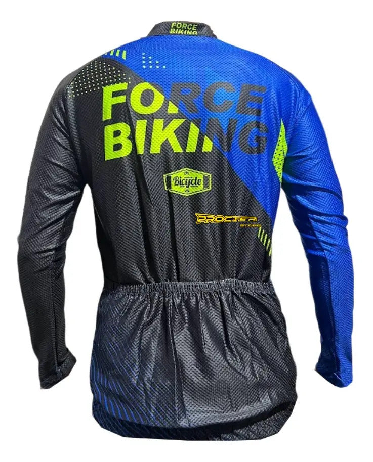 Camisa Camiseta Jersey Ciclismo Manga Larga Ruta Bici Licra