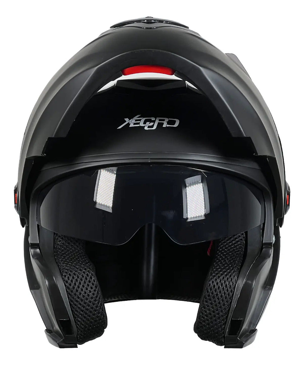 Casco Abatible Certificado Mujer Hombre Xecuro Doble Visor