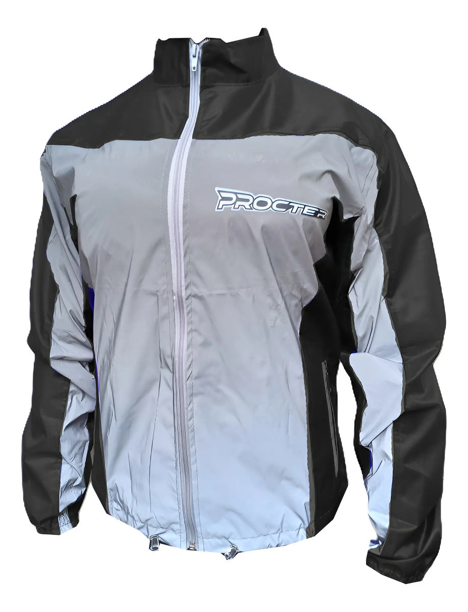Chaqueta Reflectiva Liviana Moto Bicicleta Rompevientos