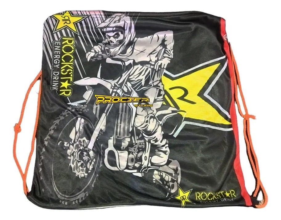 Tula Deportiva Tipo Morral Porta Casco Maleta Bolso Forro
