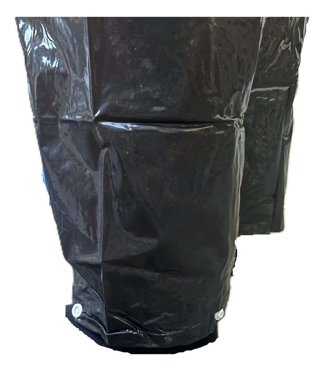 Impermeable Para Motociclista Con Capota Y Bolsillos