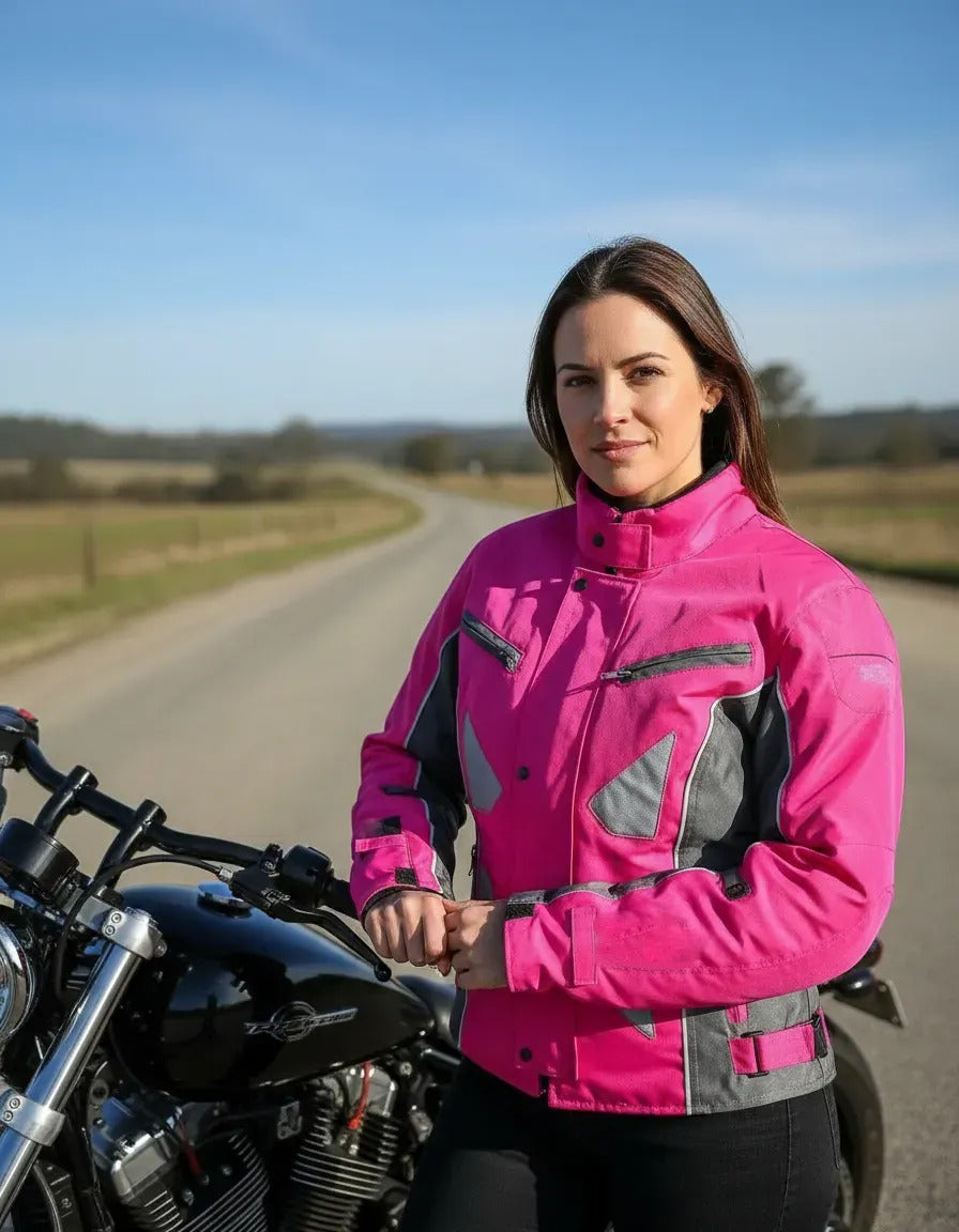 Chaqueta Para Motociclistas Dotacion Protecciones Reflectiva