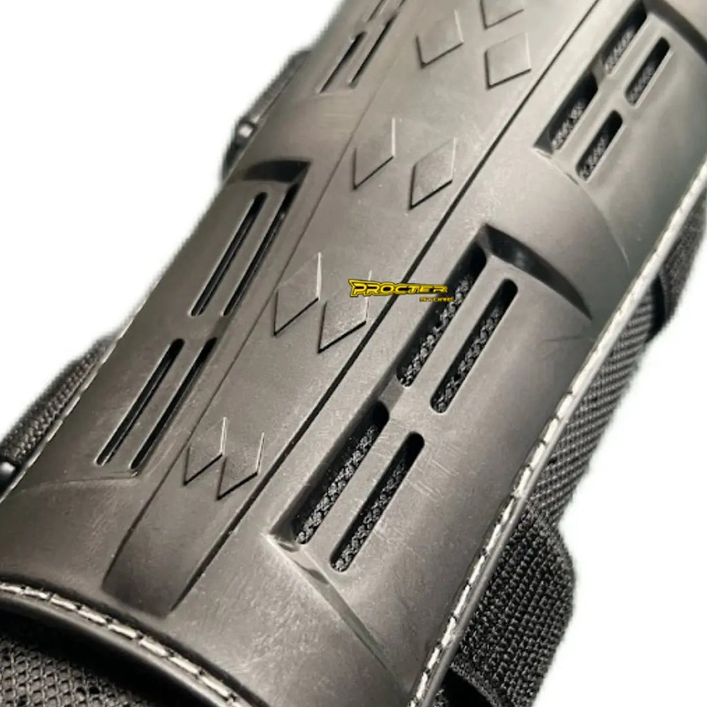 Rodilleras + Coderas Protectoras Moto Deportes Metalizadas