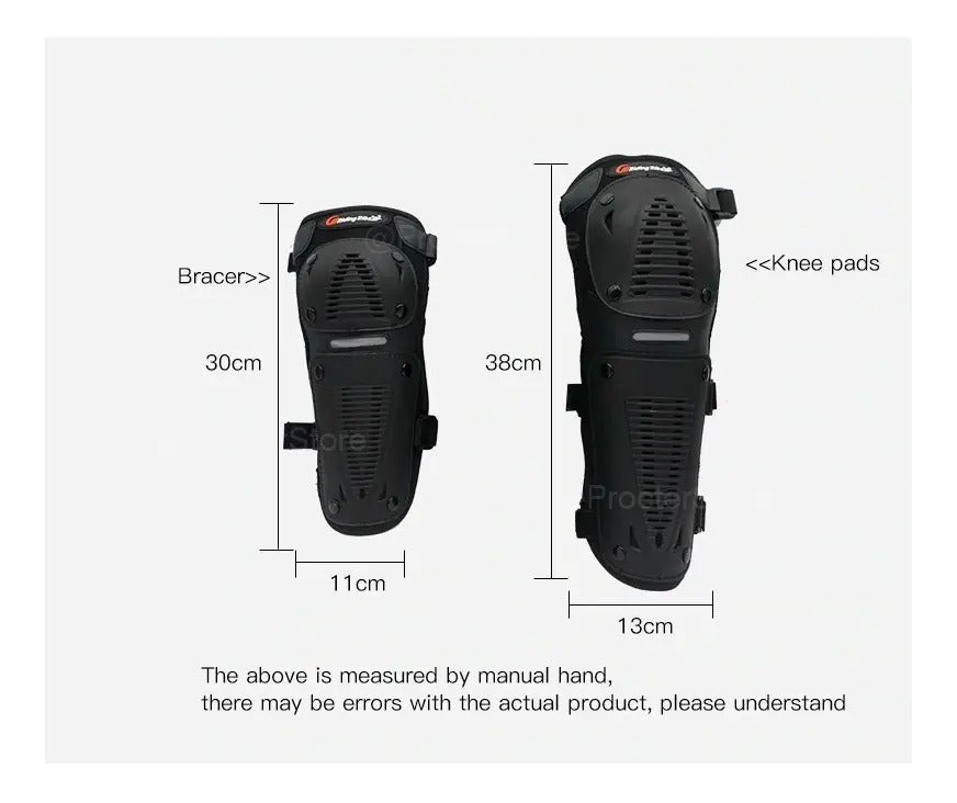 Kit Rodilleras Y Coderas Para Moto Motocross Bicicross