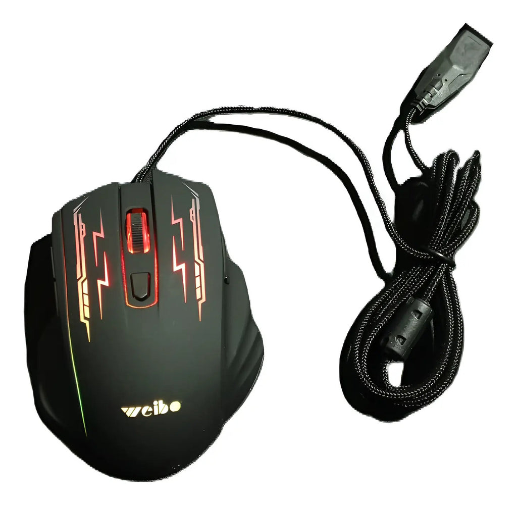 Mouse Gamer Pro 7d Óptico Usb 3200