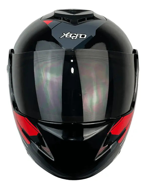 Casco Certificado Para Niños Abatible Con Gafas Xecuro 905
