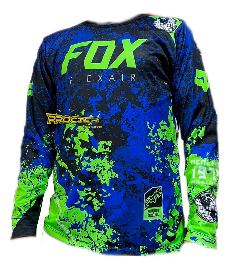 Buzo Manga Larga Mtb Motocross Bicicross Jersey Ciclismo