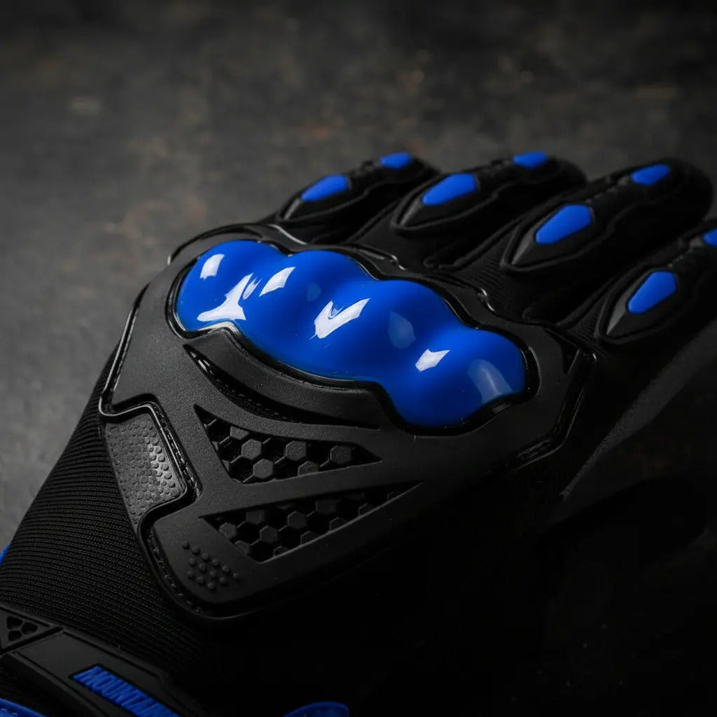 Guantes Moto Proteccion Nudillos Y Palma Forro Suave