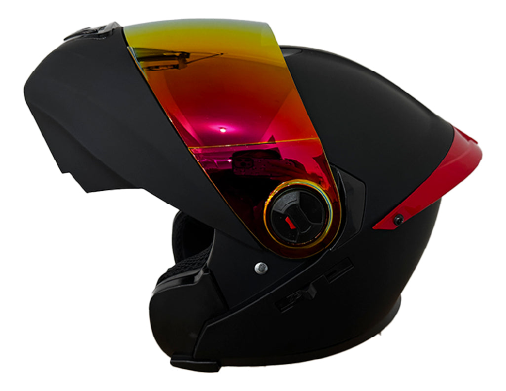 Casco Abatible Certificado Mujer Hombre Xecuro Doble Visor
