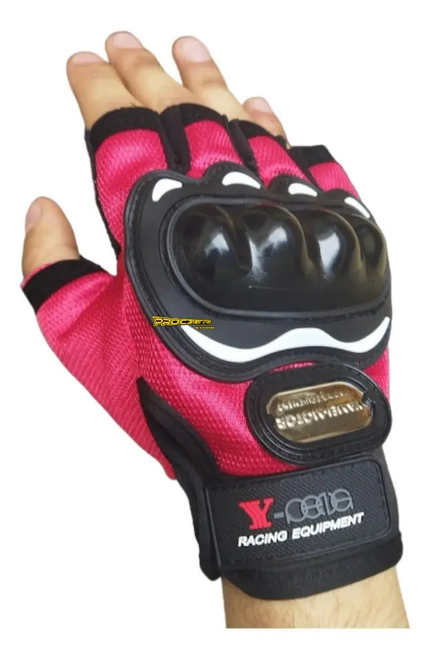 Guantes De Proteccion Medio Dedo Bicicleta/moto