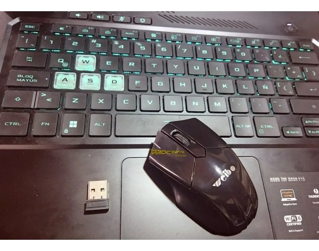 Mouse Mini Inalámbrico Weibo Mini Gamer